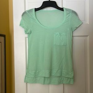 Lululemon mint green shear T-shirt